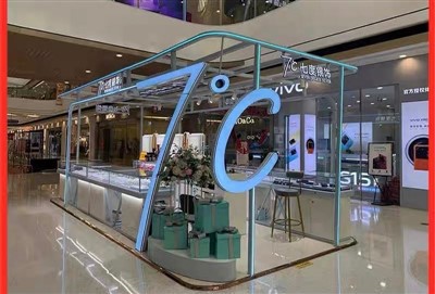 Magazin de bijuterii Display Showcase Mall Kiosk