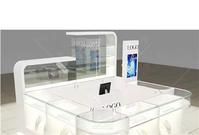 Chioșc de vitrine de bijuterii din oțel inoxidabil