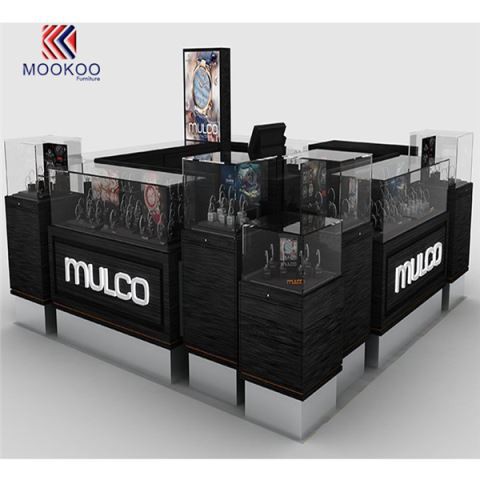 Negru Color Ceas Kiosk Retail