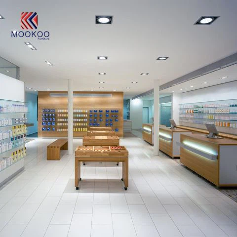 Farmacia magazinului de cumpărare Contorizări de sticlă transparentă