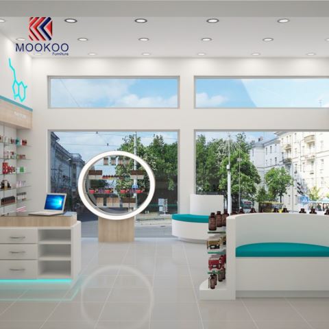 Magazin de farmacii Design de amenajare interioară